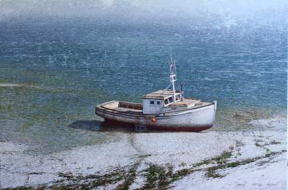 Photo of James O'Neil Painting, Aground