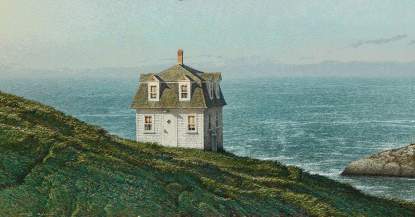 Photo of James O'Neil Painting, Along the Fundy Coast