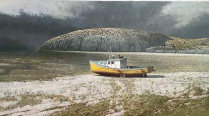 Photo of James O'Neil Painting, Al's Boat