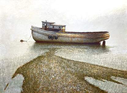 Photo of James O'Neil Painting, Up On The Sand Bar